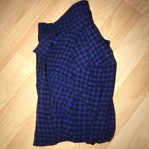 Flannel blue